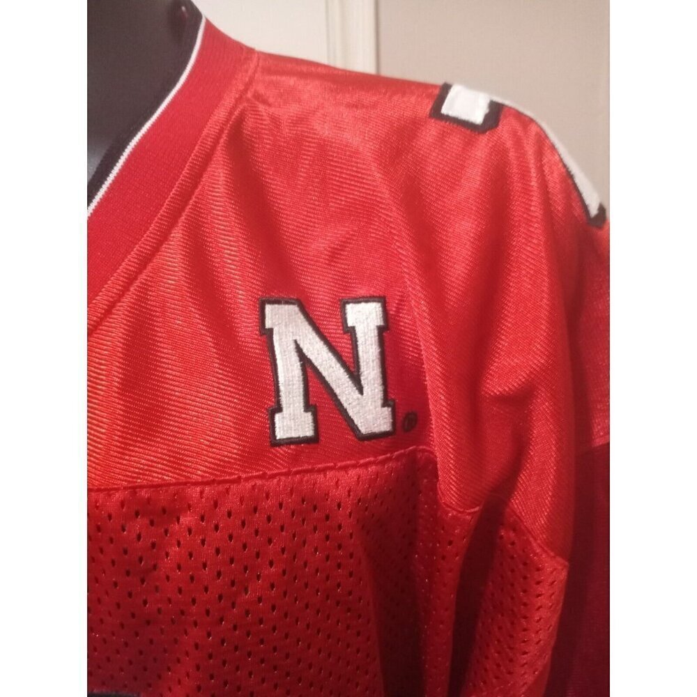 Vintage Nebraska #7 Cornhuskers Football Jersey Mens XL Stitched Red Colosseum - Picture 4 of 12